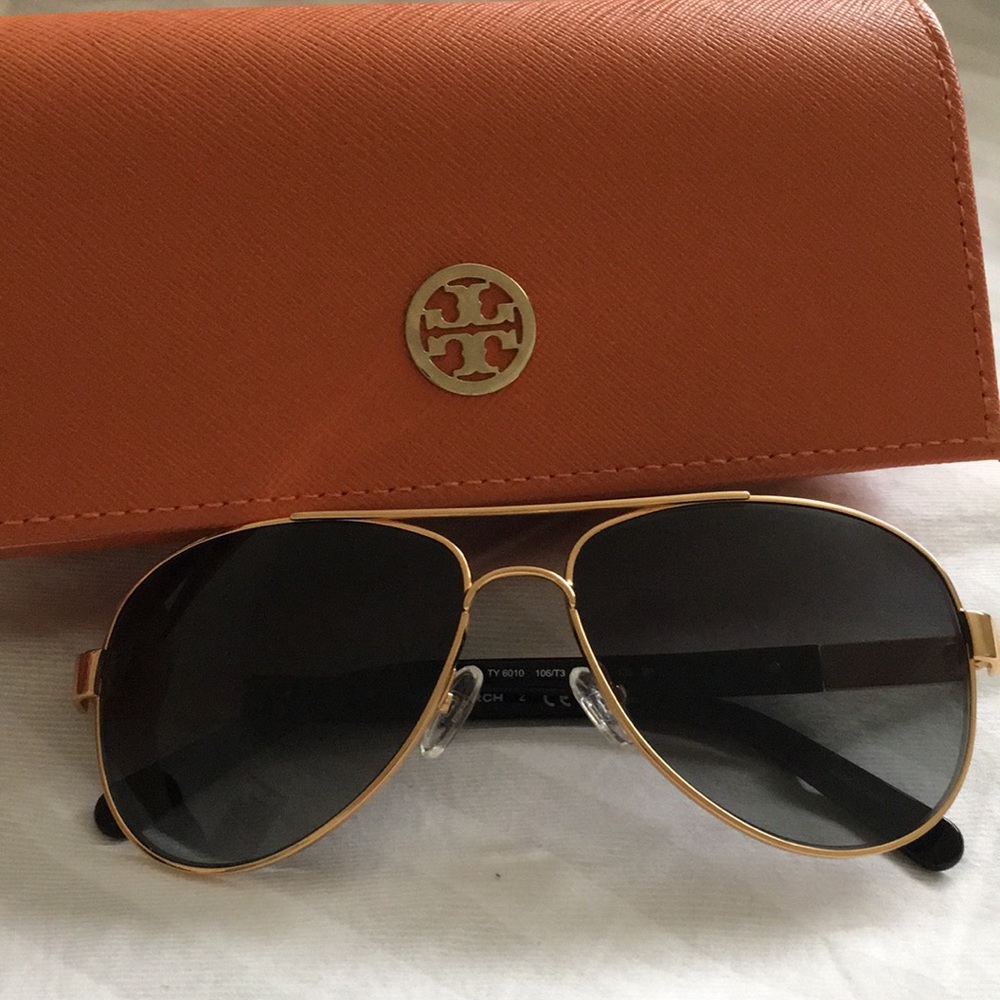 Tory Burch TY 6010 Polarized Avaiator Sunglasses